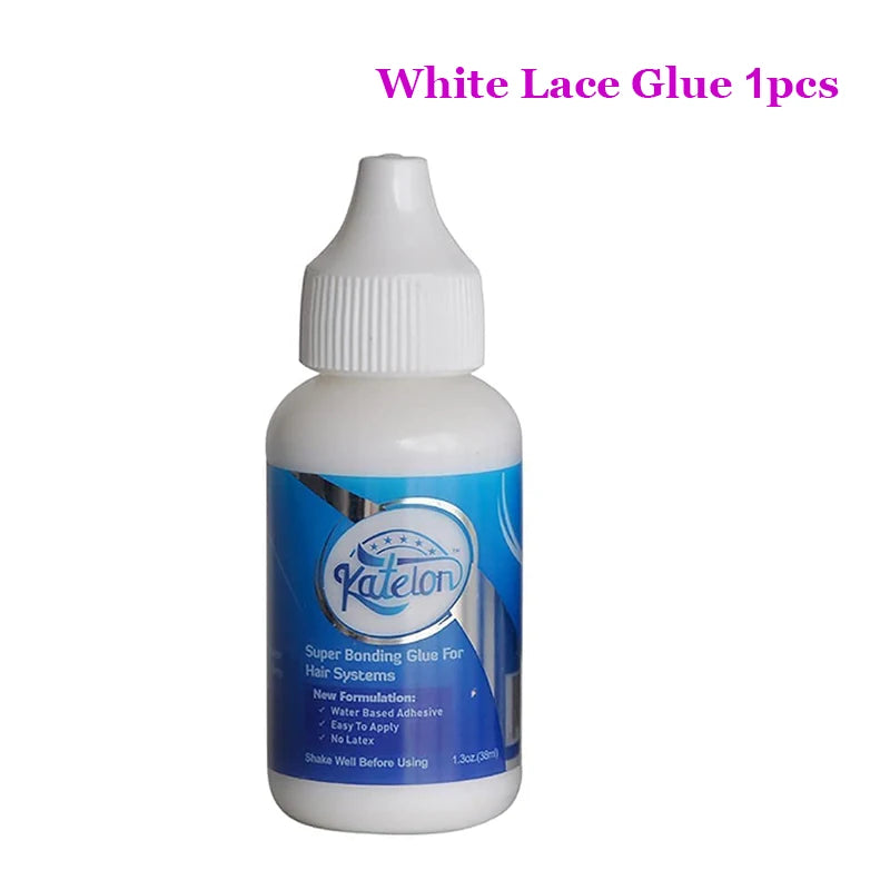 Lace Front Wig Glue Extra Hold Waterproof 38ml Super Bonding Adhesive Glue For Wig Cap 1Pcs Hair Glue Hair Styling Tools 1.3Oz