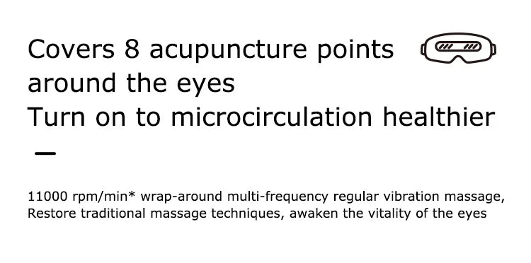 MARESE E22 Electric Eye Massager Acupuncture Point Vibration Massage Eye Care With Bluetooth Music Relieves Fatigue Dark Circles