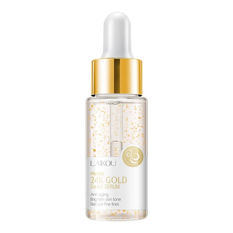 Snail Face Cream 24K Gold Snail Serum Improve Dry Rough Skin Anti-Wrinkle Whitening Moisturizing Facial Essence Skin Care