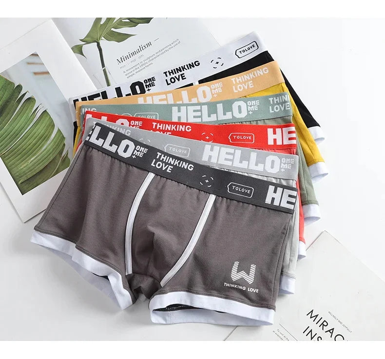 Men Panties Cotton BoxerShorts Man Underwear Mens Boxers Breathable U Convex Male Underpants Sexy Plus Size cuecas calzoncillos