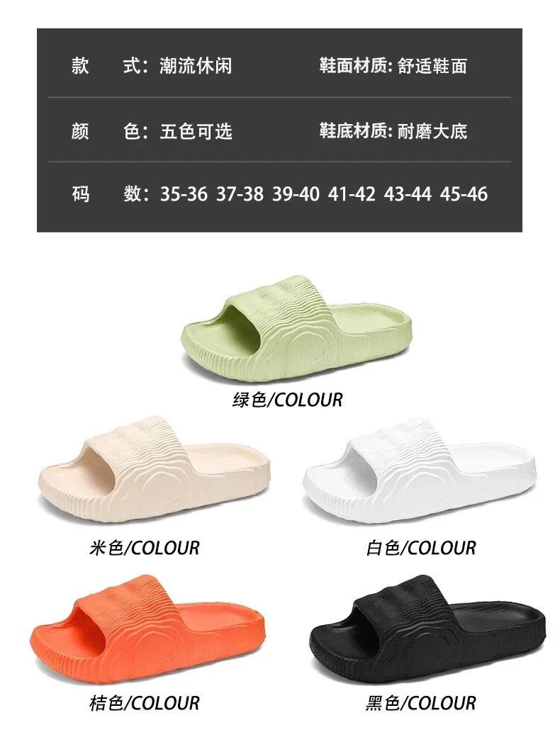 Luxury Man Sandal for Men Brand Men's Shoes 2025 White Sandals Flat Sandals Mens Soft Sandles Summer Shoes Sale Slippers Slipers