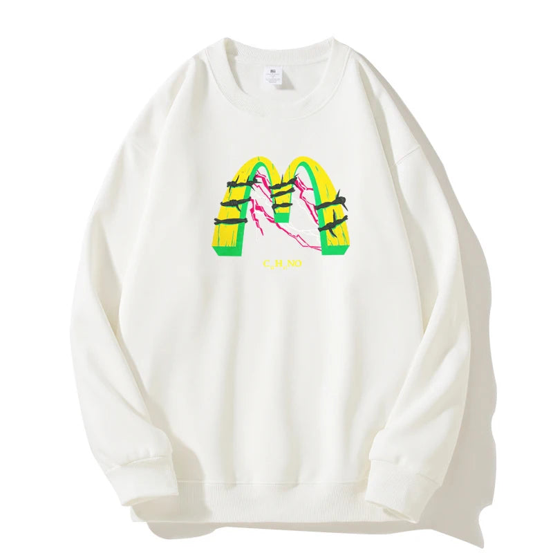 Fashion Pullover Men's Hoodies Vintage Graphic Hip Hop Graphic Goth Hooded Sweatshirt Oversized Women Clothes Y2k Aesthetic Tops