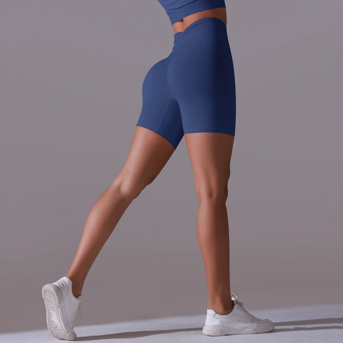 Women Yoga Shorts High Waist Workout Shorts Fitness Yoga Lift Butt Fitness Ladies Yoga Gym Running Short Pants Sportswear