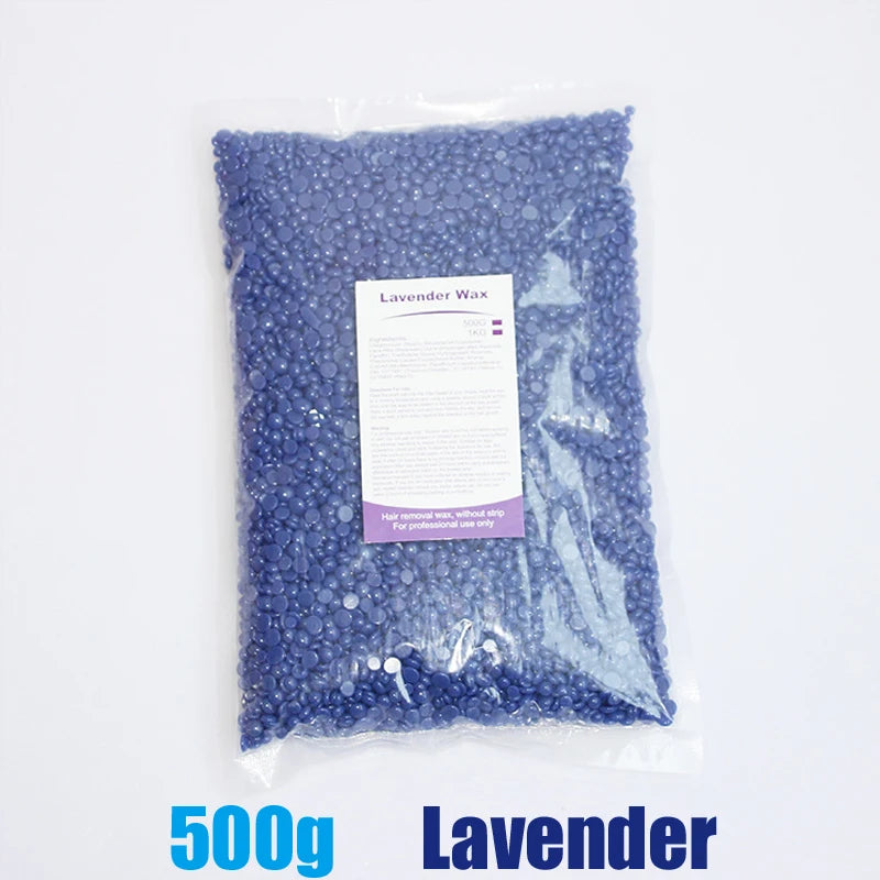Hard Wax Beads Wax Beans for Hair Removal Sensitive Skin with Strawberries FormulaPerfect for Full Body Facial Brazilian Bikini