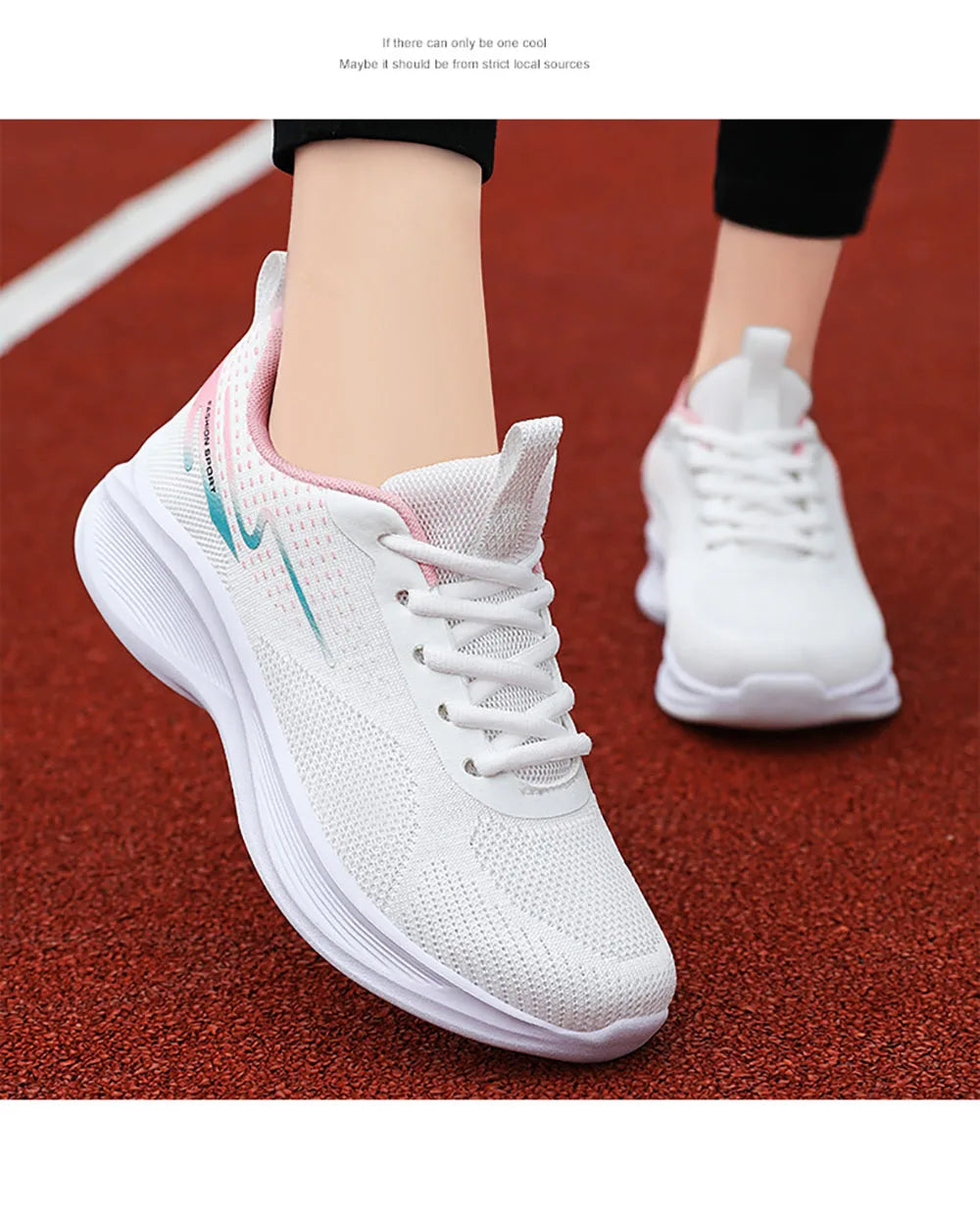 Casual Sneakers For Women Mesh Breathable Female Running Sport Shoes Non-slip Soft-soled Women's Sneakers Tennis For Lady