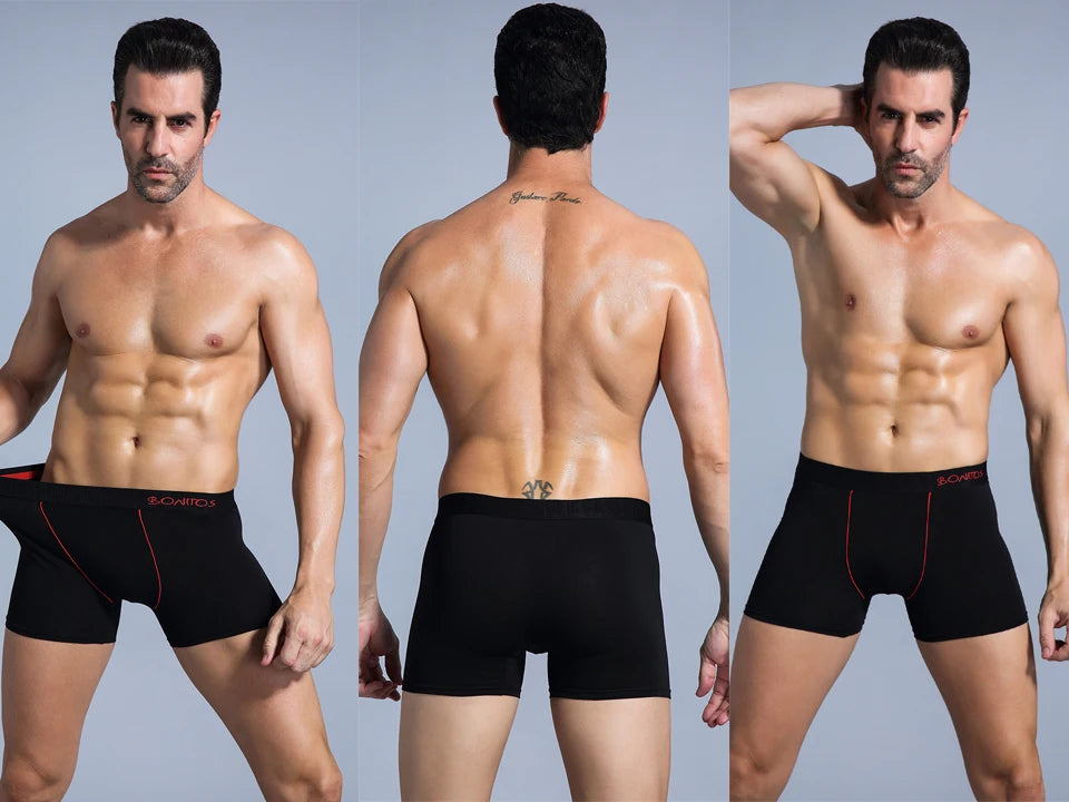 4pcs Cotton Boxers For Man Underwear Slip High Quality Men's Panties Sexy Homme Underpants Boxer Shorts calecon Trunks