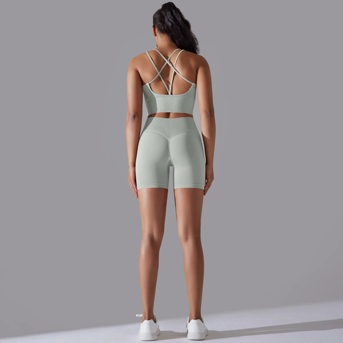 Sexy Yoga Sets Women's Tracksuit Seamless Sport Suit Running Workout Sportswear Gym Clothing Leggings Bra Fitness Suits 2 Pieces