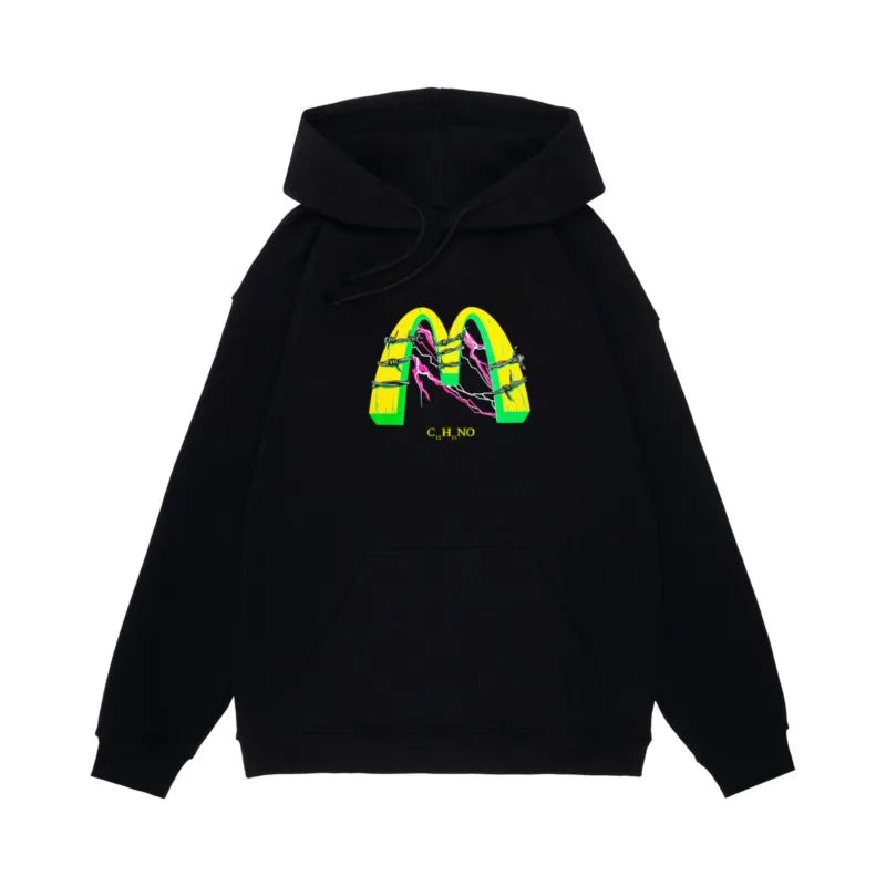 Fashion Pullover Men's Hoodies Vintage Graphic Hip Hop Graphic Goth Hooded Sweatshirt Oversized Women Clothes Y2k Aesthetic Tops