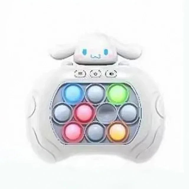 Sanrio Stitch Quick Push Bubbles Game Machine for Kids, Fun Whac-A-Mole Squeezer, Anti Stress Sensory Fidget Toy, New Gifts