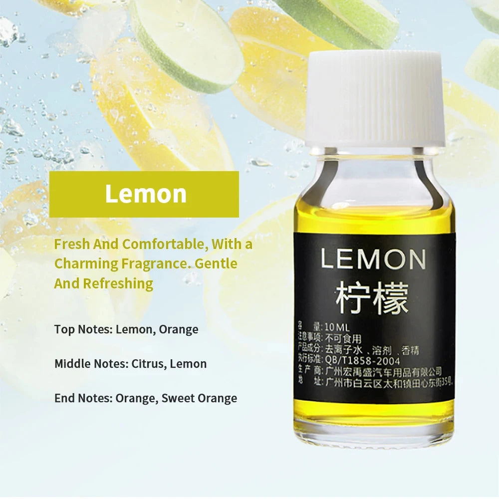 Car Perfume Refill Liquid Essential Oil Air Freshener Replenishment for Auto Natural Plant Aroma Diffuser Fragrance Humidifier