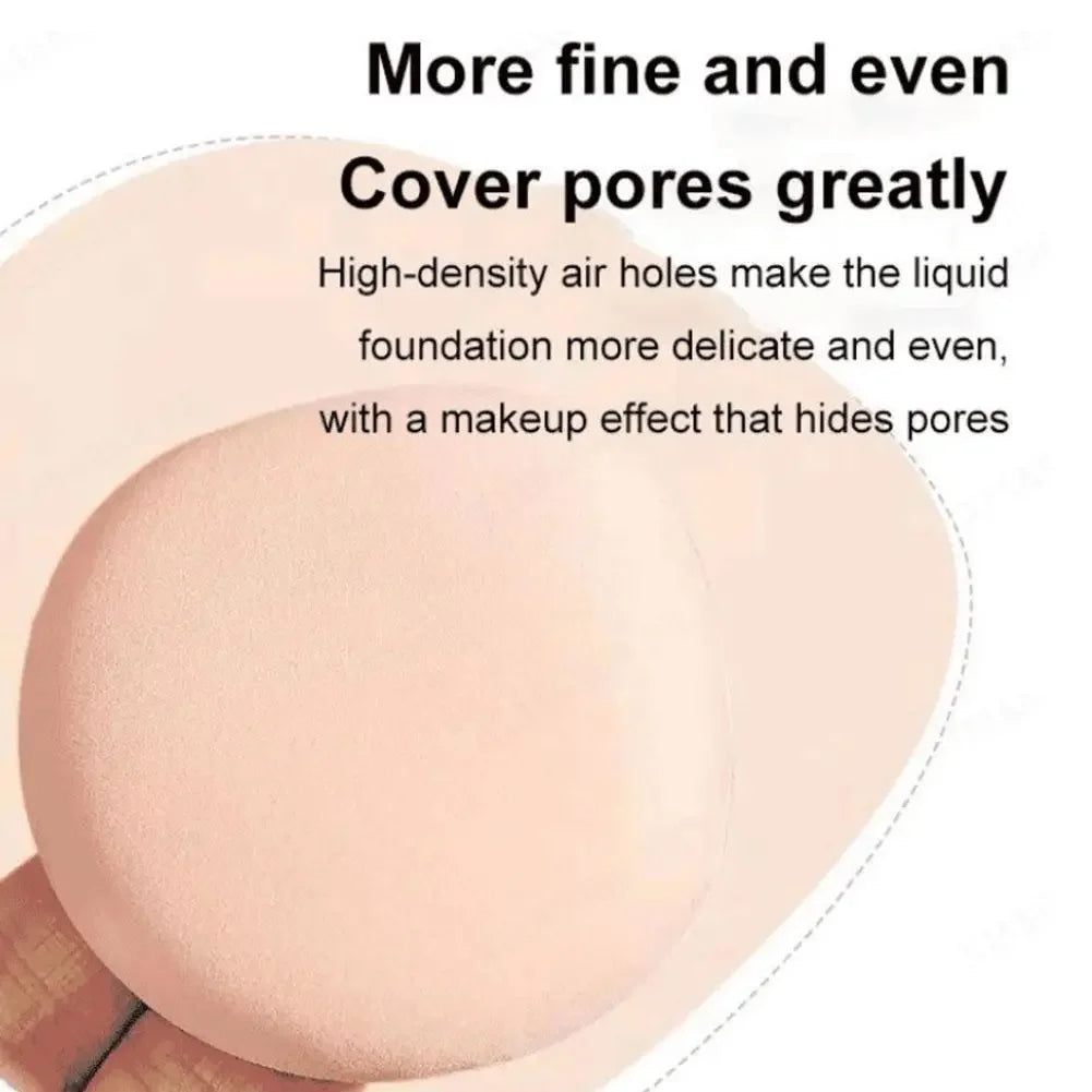 Air Cushion Cosmetic Puff Set With Storage Box Makeup Cotton Candy Sponge Soft Leather Clip Wet Dry Use Makeup Tools