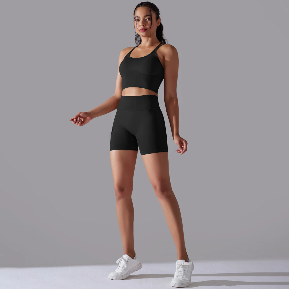 Sexy Yoga Sets Women's Tracksuit Seamless Sport Suit Running Workout Sportswear Gym Clothing Leggings Bra Fitness Suits 2 Pieces