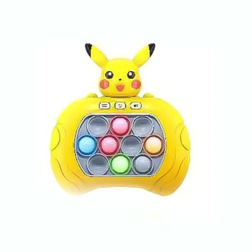 New Quick Push Game Pop Up Fidget Bubble Electronic Pop it Pro Game Light AntiStress Toys For Adult Kids Gift With Box