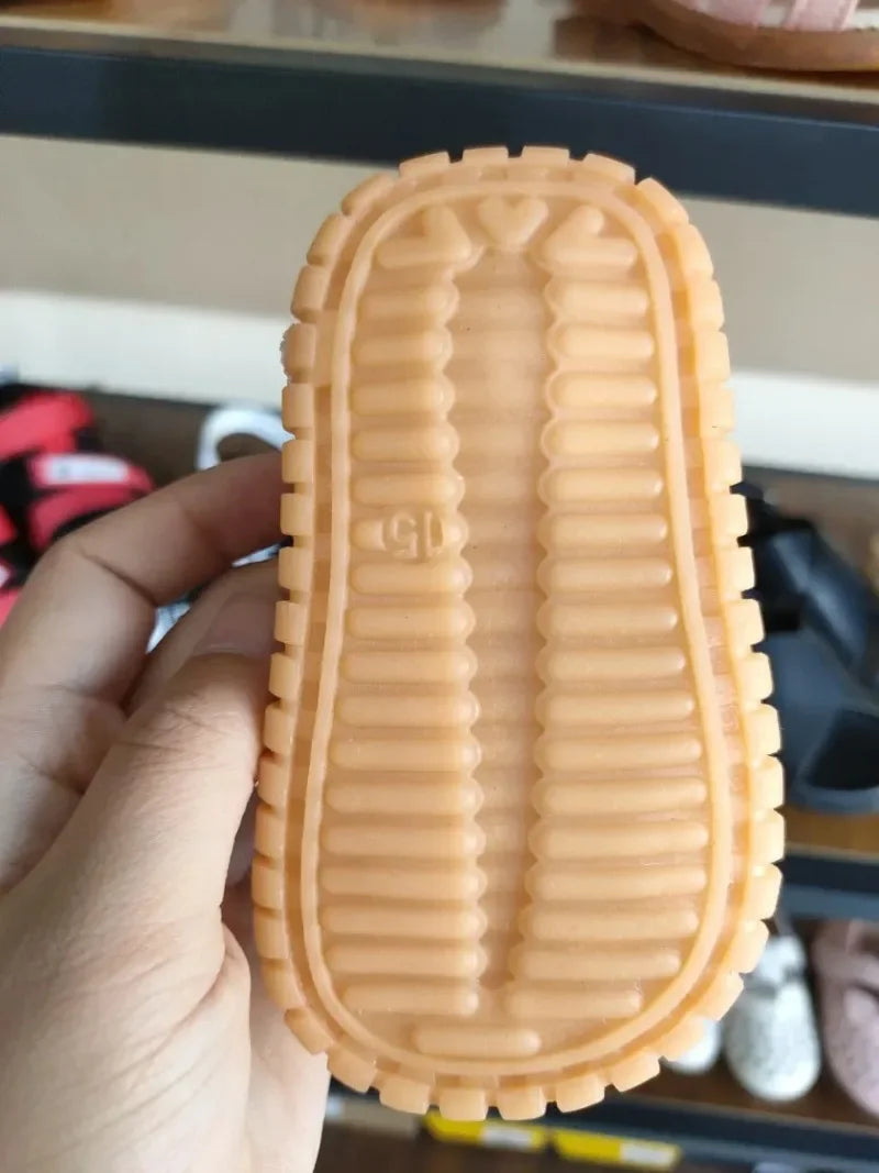 New Baby Shoes First Shoes Newborn Boy Girl First Walkers Indoor Non-slip Baby Sandals Rubber Sole Summer Beach Infant Sandal