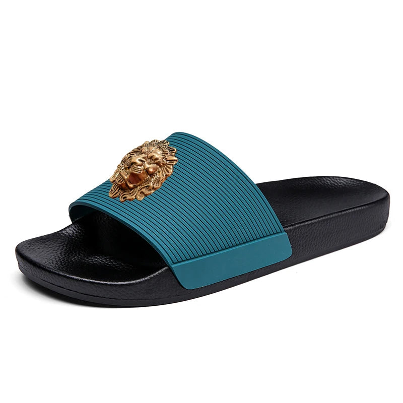 NEW Brand men's slipper casual black and white sh es men's designer slipper sandal soft soles women