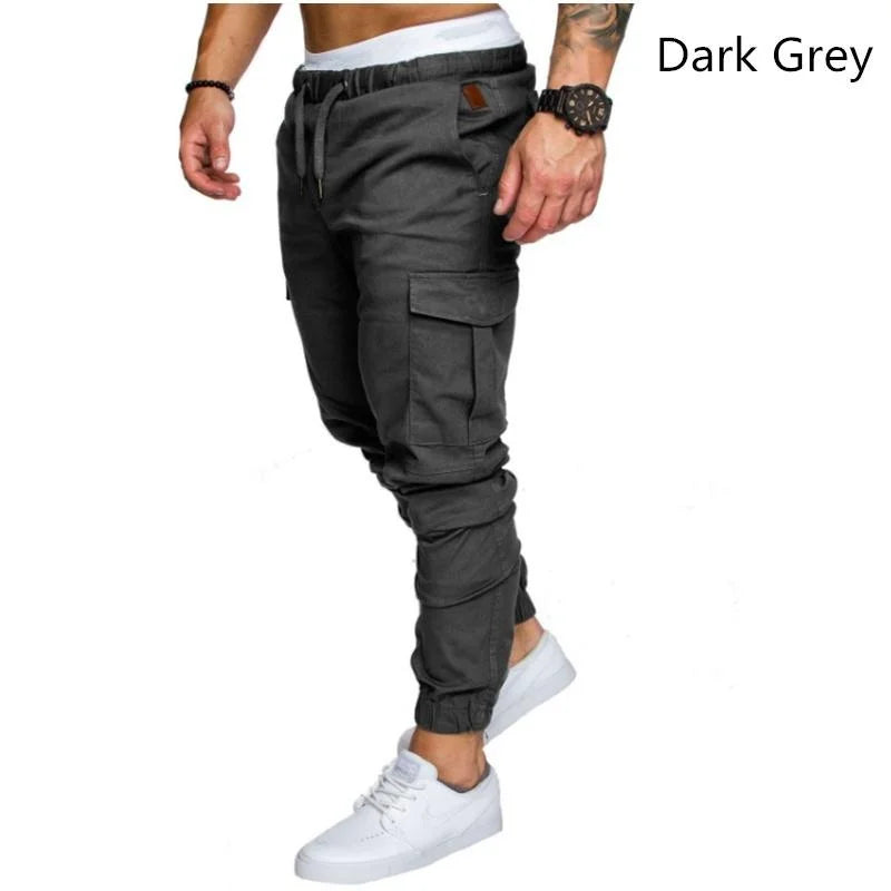 Men's overalls Fitness Training Sports Pants Jogger Men's Fashion Casual Feet Sports Pants Bottoms Sportswear