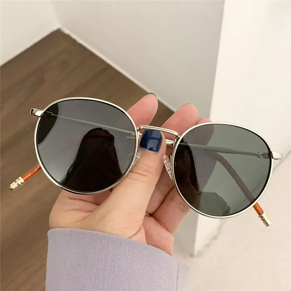 Fashion Hip Hop Fishing Glasses Shades Round Sun Glasses Women's Eyewear Women Men Sunglasses