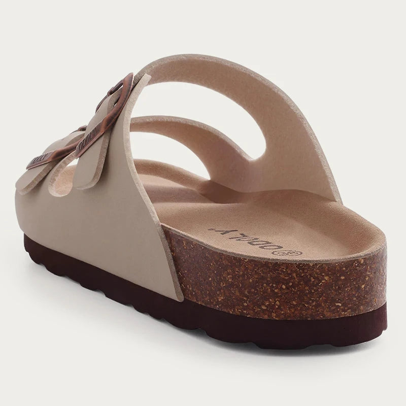 Litfun Fashion Clogs Sandals For Men Woen Summer Cork Footbed Outdoor Beach Slippers Orthopetic Mules Sandal With Arch Support