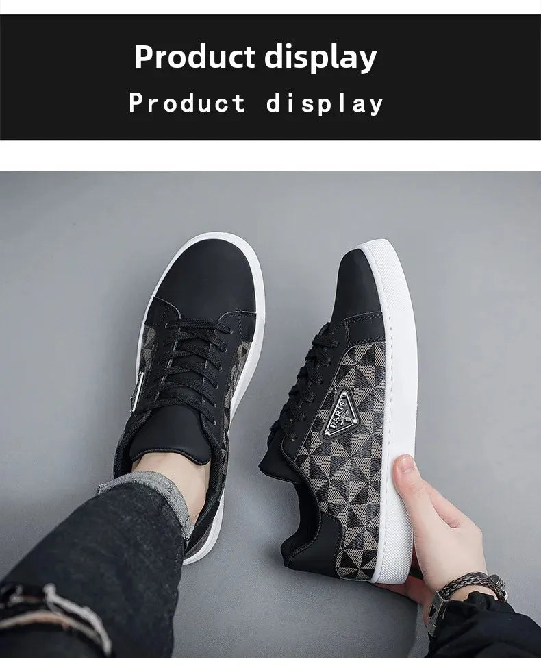Men's Trendy Versatile Breathable Casual Shoes Fashionable Sport Shoes Leather Shoes Casual Shoes From United Kingdom