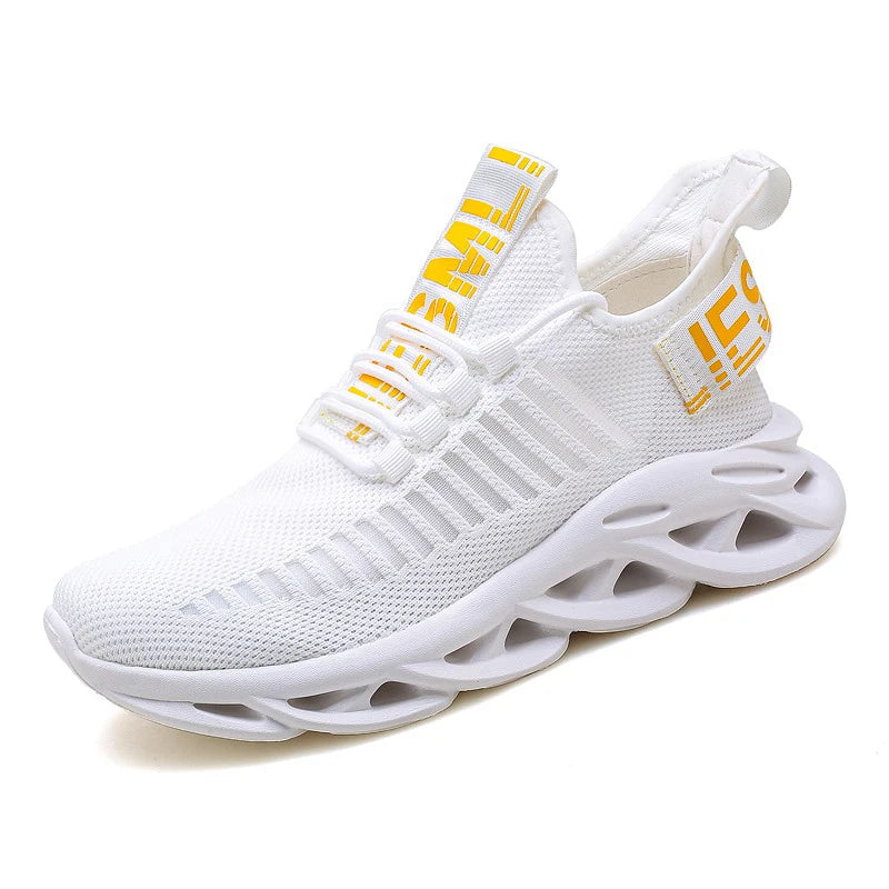 MAEDEF Men Shoes Comfortable Casual Sneakers Breathable Platform Running Shoes Man Mesh Tenis Sport Shoes Waling Tenis Masculino