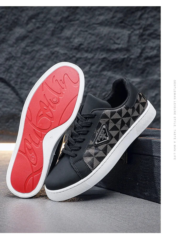 Men's Trendy Versatile Breathable Casual Shoes Fashionable Sport Shoes Leather Shoes Casual Shoes From United Kingdom