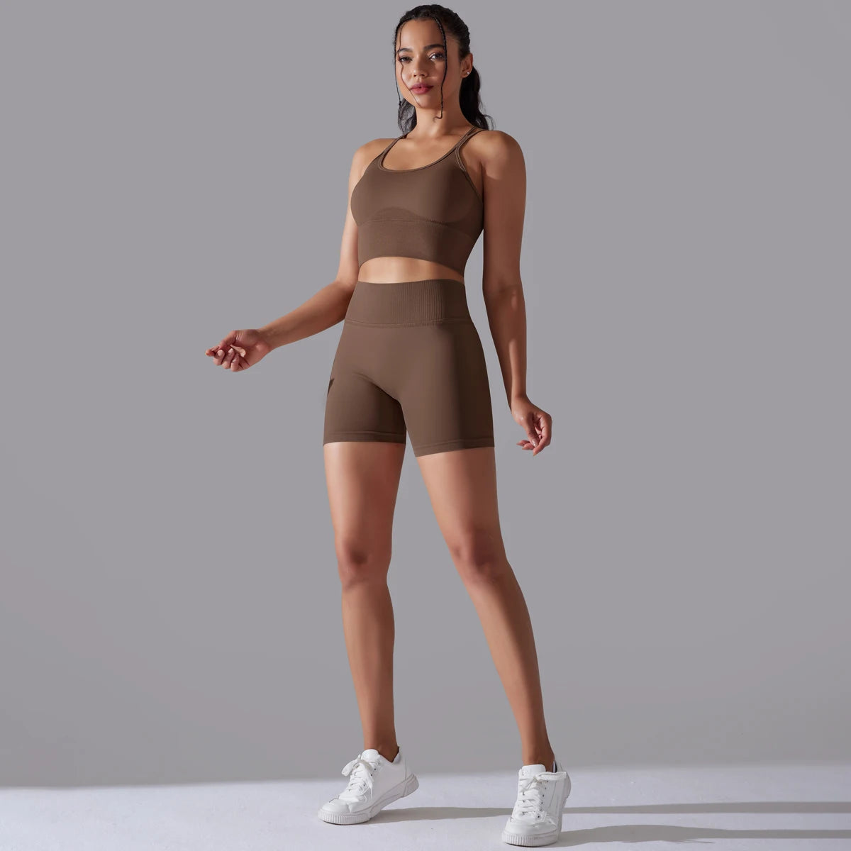 Sexy Yoga Sets Women's Tracksuit Seamless Sport Suit Running Workout Sportswear Gym Clothing Leggings Bra Fitness Suits 2 Pieces