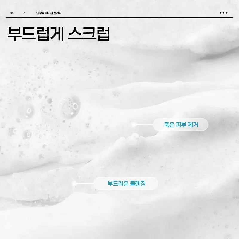 LAIKOU Men Facial Cleanser Face Washing Moisturizing Man Skin Care Oil Control Blackhead Remove Scrub Cosmetics Deep Norishing