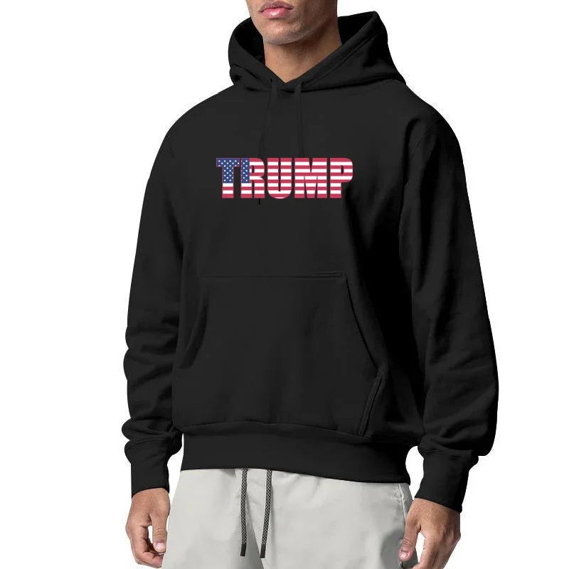 Trump 2024 Theme Hoody Hooded Shirt Sweatshirts for Men Men's Hoodies New & Graphic Essentials Hoodie Sweatshirt