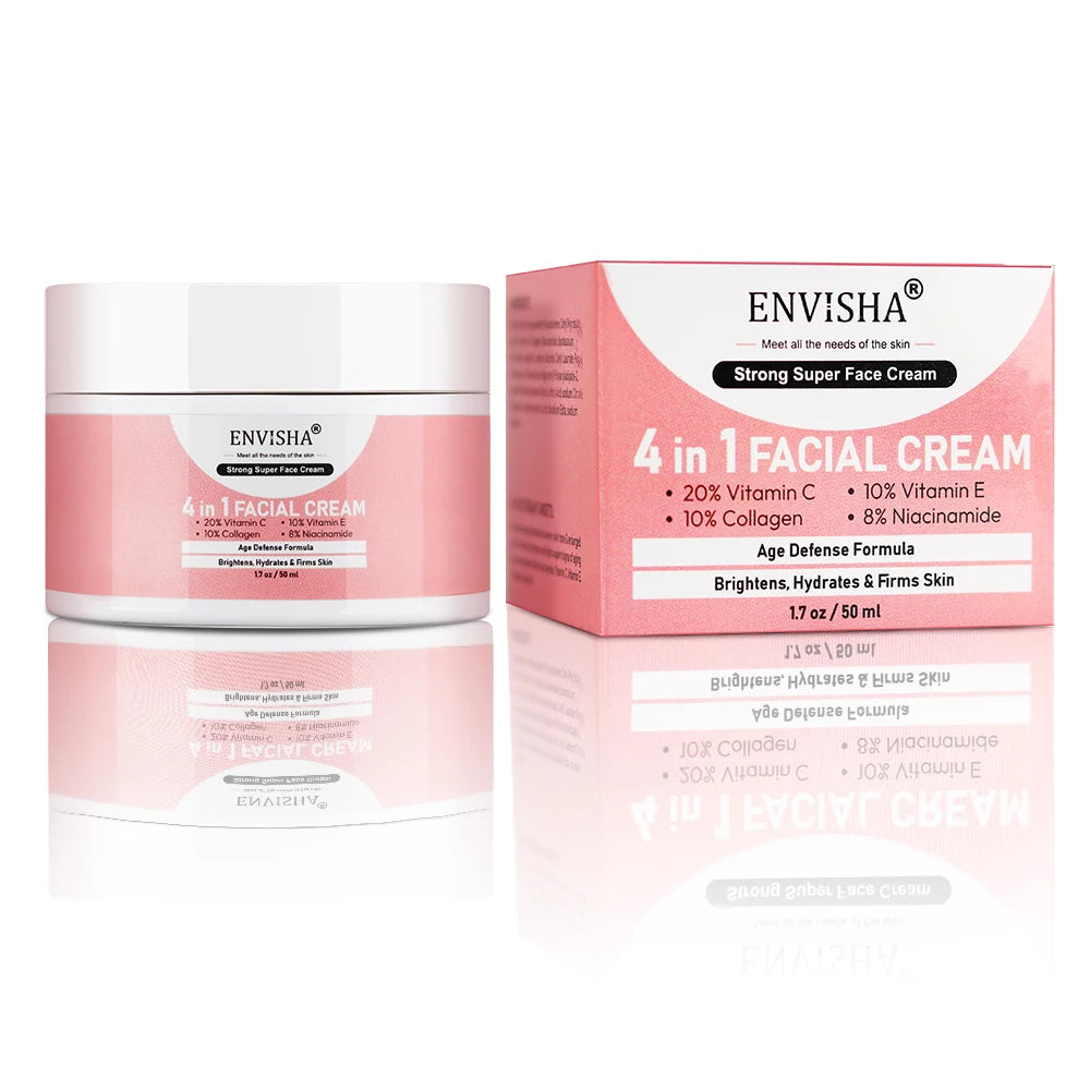 Collagen Facial Cream Face Skin Care Anti-Aging Wrinkle Whitening Deeply Moisturizing Shrink Pores Hyaluronic Acid Niacinamide