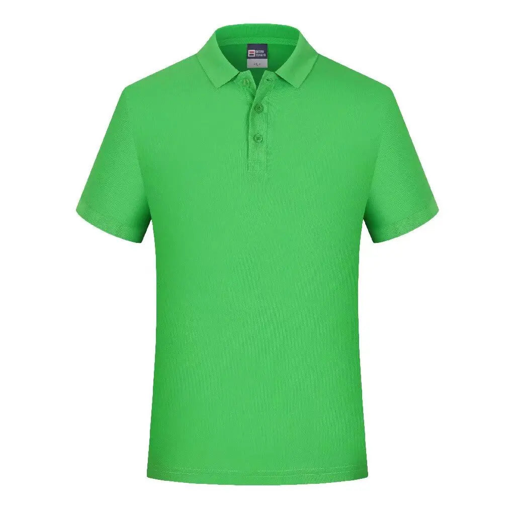 Men's shirt customization/design logo short sleeved polo shirt DIY logo top casual work advertising team/commemorative polo