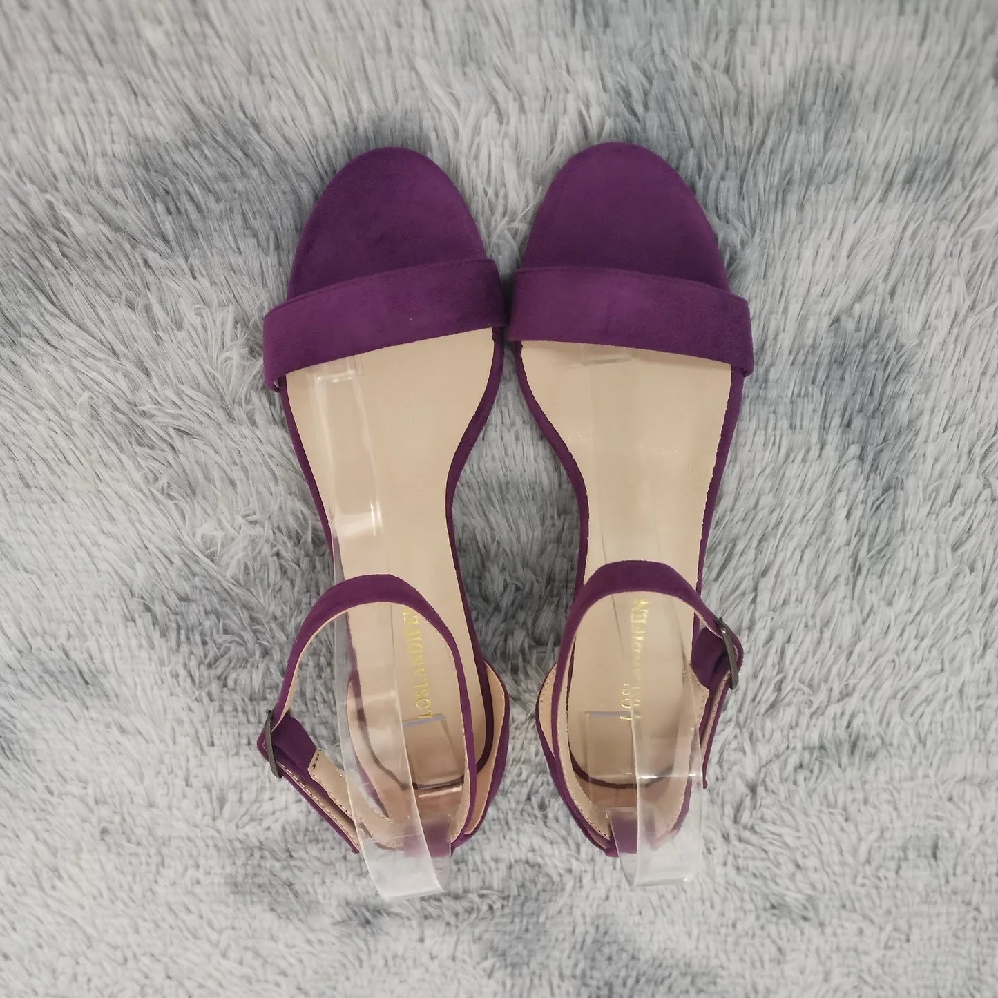 LOSLANDIFEN Summer Low Heels Ankle Strap Sandal Open Toes Sexy High Wedding Party Shoes Plus Size Women Sandals 105-2VE