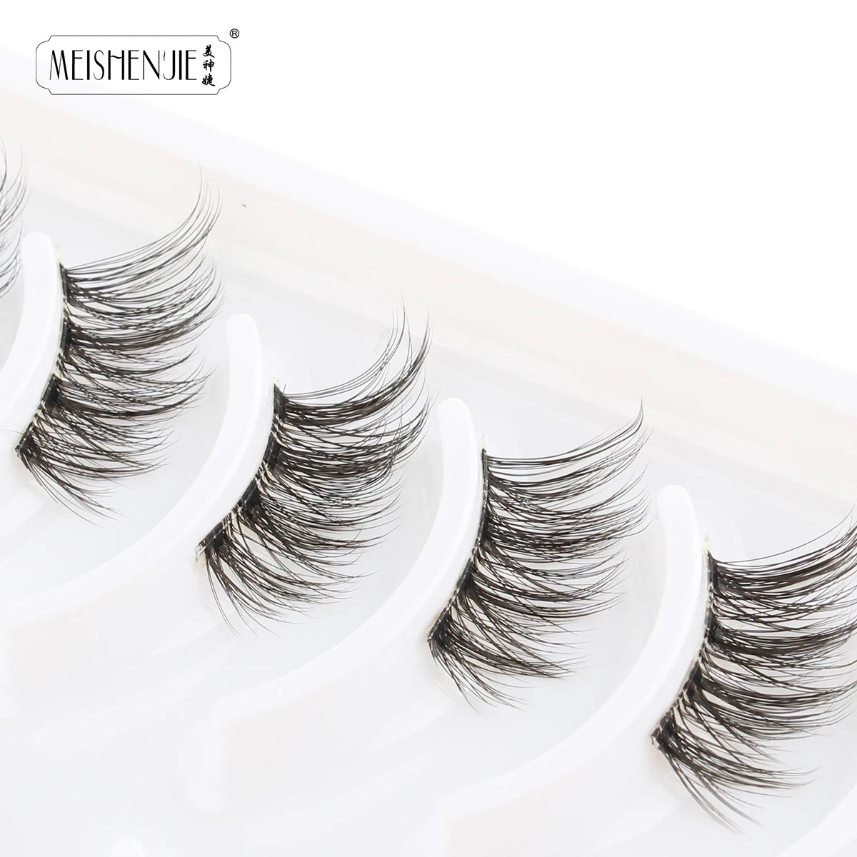 MEISHENJIE New 10 Pairs Half Lashes Natural Long 3d Mink False Eyelashes Reusable Fluffy Faux Cils Extension Makeup Tools Lashes