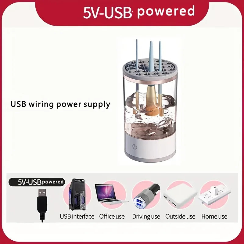 Automatic Electric Makeup Brush Cleaner USB Plug Portable Eyeshadow Brush Holder Holder Tools and Dryer Beauty Makeup Tools