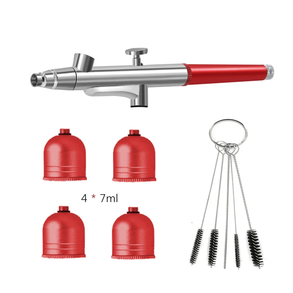Airbrush Nail Kit Airbrush for Nails Cake Crafts Air Brush Nail Art Paint Replacement Cup Airbrush Gun Manicure Accessories K5