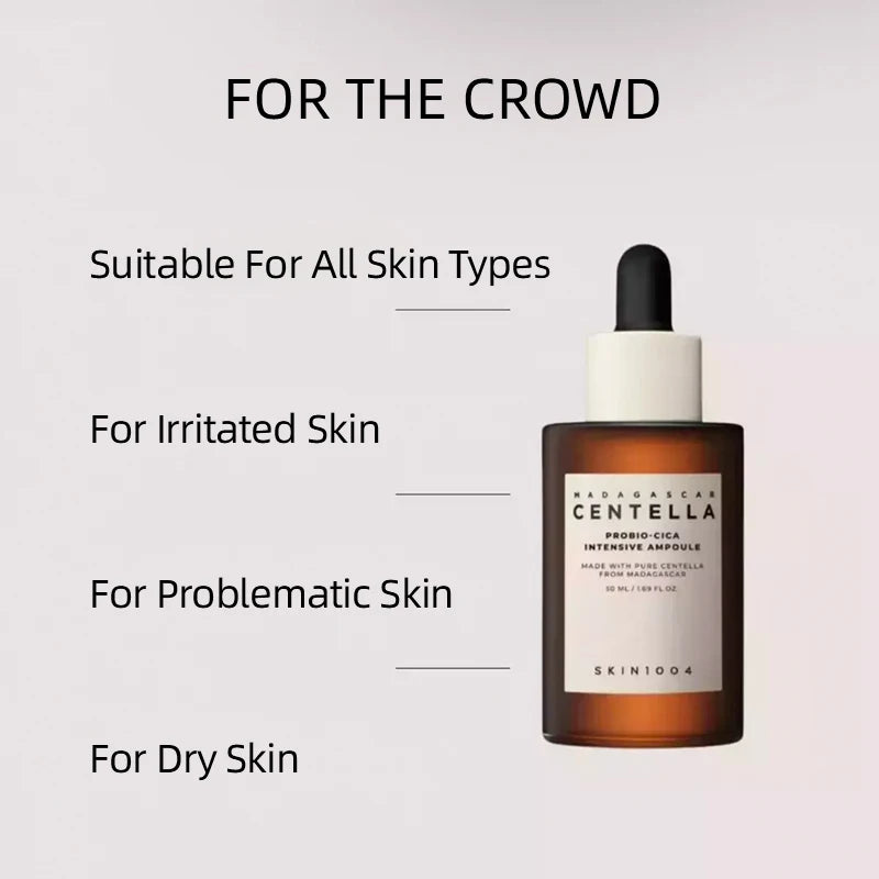 Korean Centella Probio-Cica Essence Toner Ampoule Facial Serum Face Cream and Bakuchiol Eye Cream Skincare Original Products Set