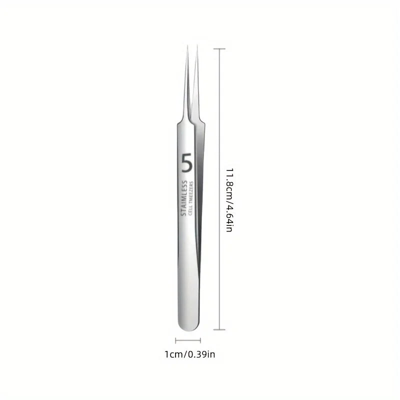 Fine Tip Stainless Steel Acne Clip, Acne Removal Tweezers, Facial Blackhead Extraction Facial Cleansing Skin Care Tools