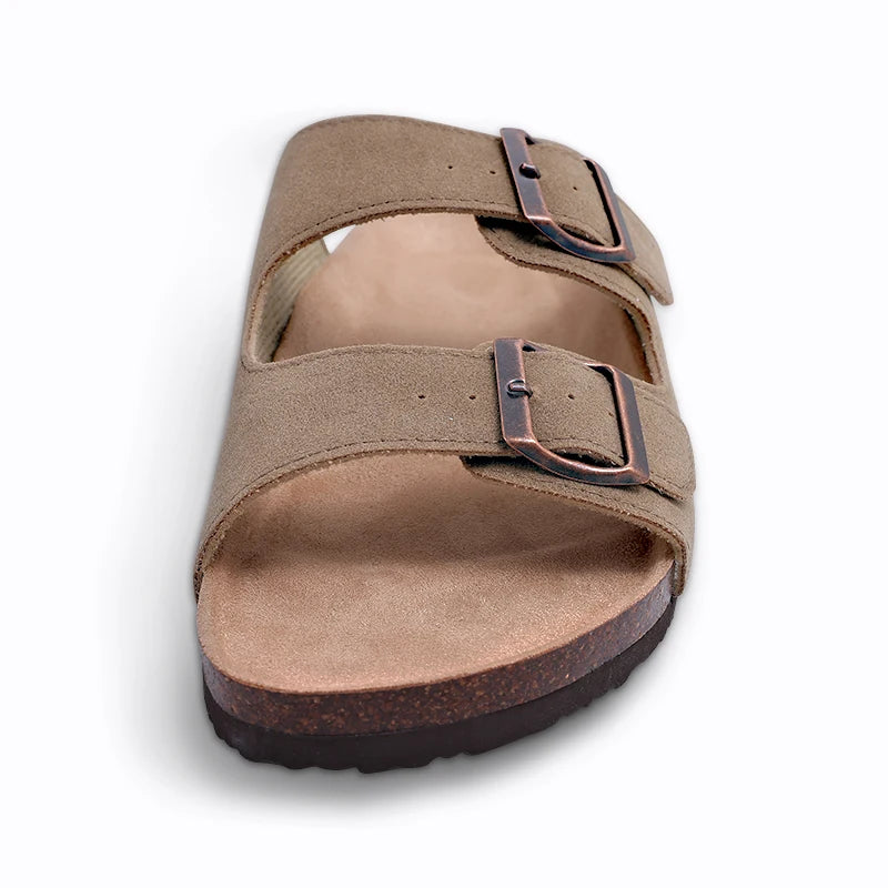 Litfun Fashion Clogs Sandals For Men Woen Summer Cork Footbed Outdoor Beach Slippers Orthopetic Mules Sandal With Arch Support