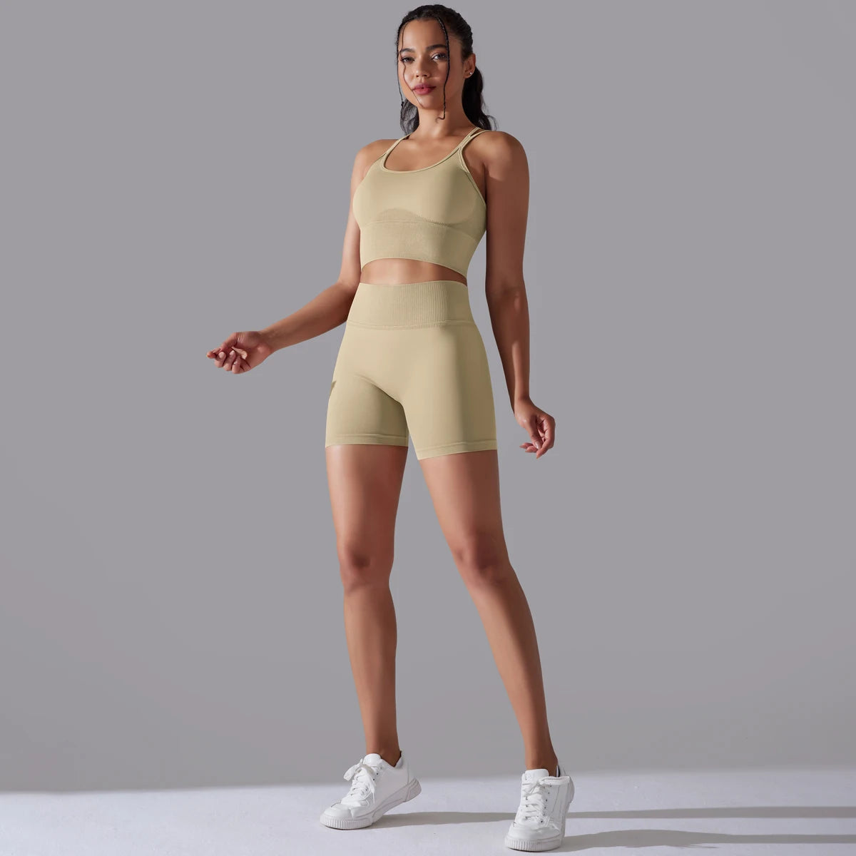 Sexy Yoga Sets Women's Tracksuit Seamless Sport Suit Running Workout Sportswear Gym Clothing Leggings Bra Fitness Suits 2 Pieces