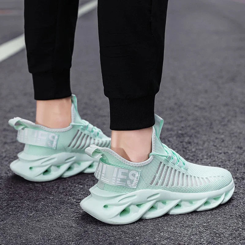 MAEDEF Men Shoes Comfortable Casual Sneakers Breathable Platform Running Shoes Man Mesh Tenis Sport Shoes Waling Tenis Masculino