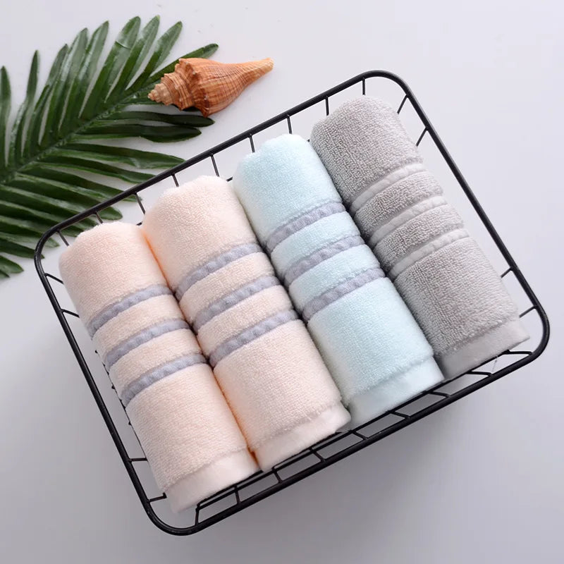 Cotton Adult 100% Cotton Thick Bath Towel, Solid Color Bath Towel, Soft, Affinity Bathroom Facial Towel, Adult Home Hotel Facial