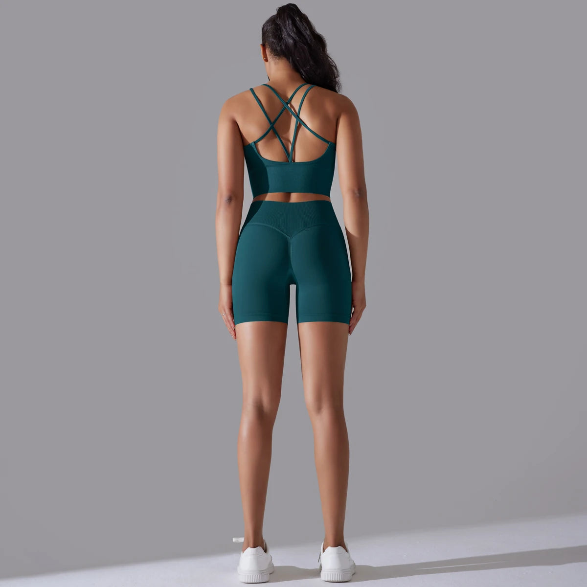 Sexy Yoga Sets Women's Tracksuit Seamless Sport Suit Running Workout Sportswear Gym Clothing Leggings Bra Fitness Suits 2 Pieces