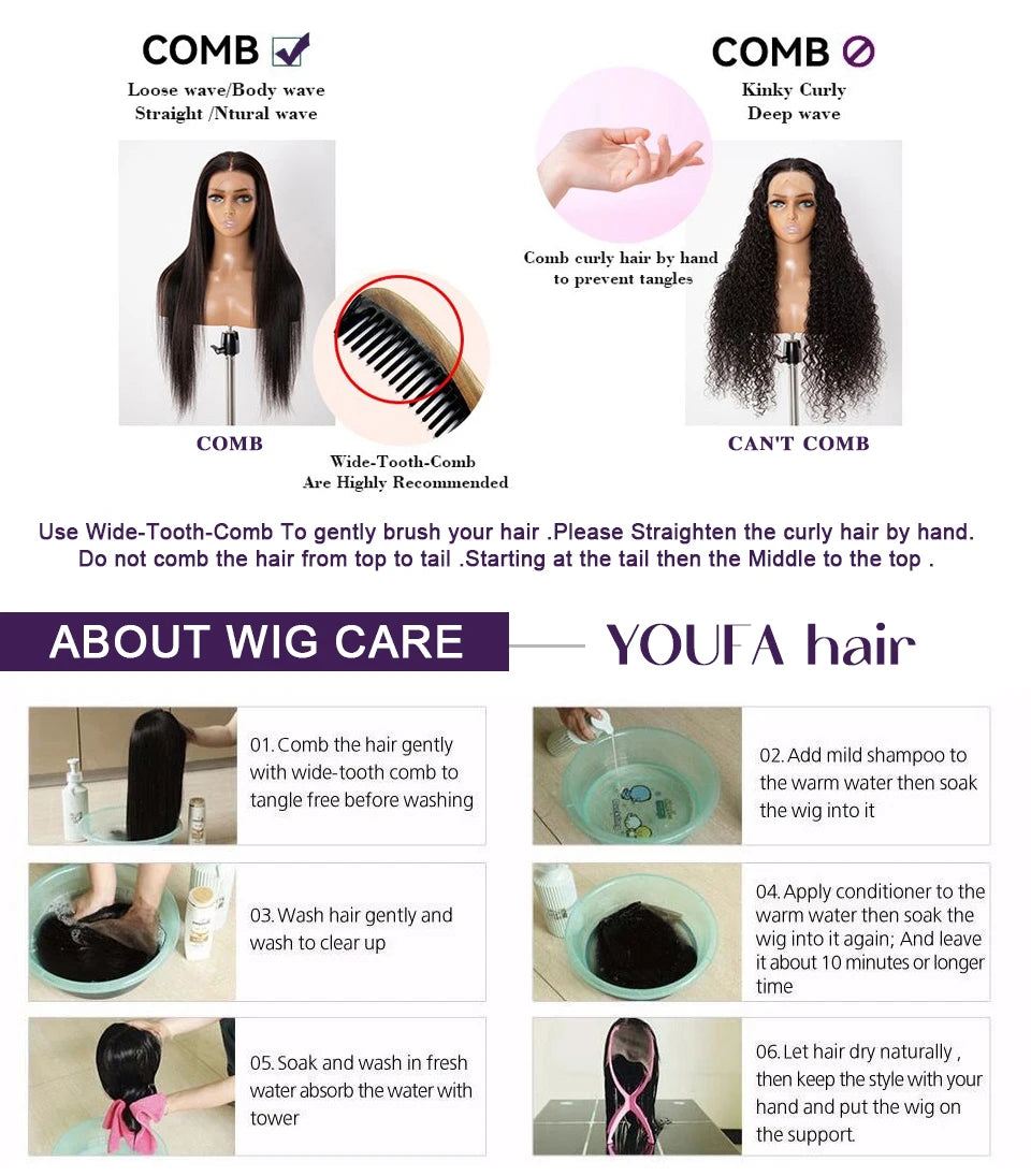 YOUFA 1B 99J Human Hair Bundles With Closure Pre Plucked Ombre Dark Burgundy Straight Hair Weave Bundles With 4x4 Lace Closure