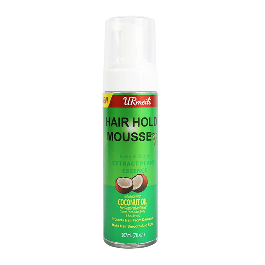 Curly Hair Mousse For Wigs Strong Hold Olive Oil Hair Styling Mousse Anti-Frizz Hair Foam Mousse For Styling Hair Women Men
