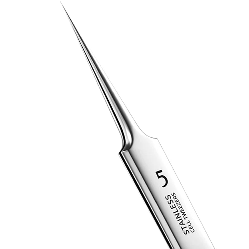 Fine Tip Stainless Steel Acne Clip, Acne Removal Tweezers, Facial Blackhead Extraction Facial Cleansing Skin Care Tools