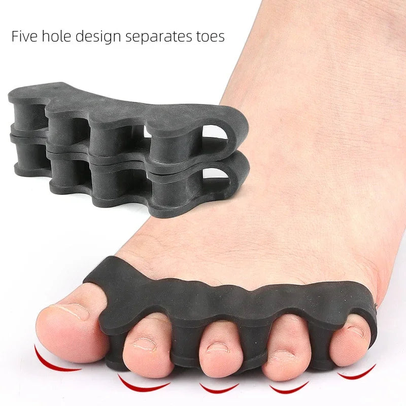 1Pairs Toe Separators Thumb Valgus Bunion Adjuster Gel Splitter Hammer Corrector Protector Foot Pain Relief Silicone Straighten