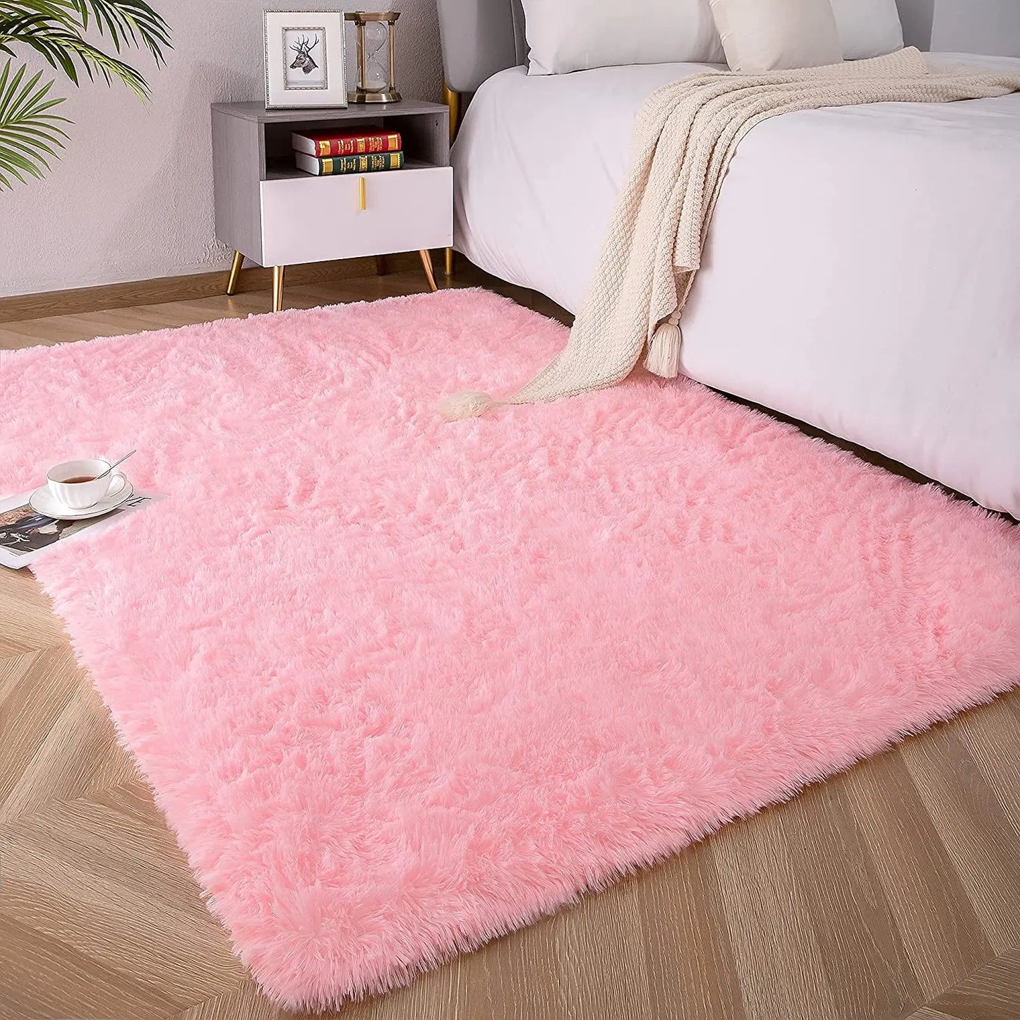 Plush Carpets Fluffy Ultra Soft Indoor Modern Area Rugs Living Room Play Mats For Children Bedroom Home Decor Nursery Rug