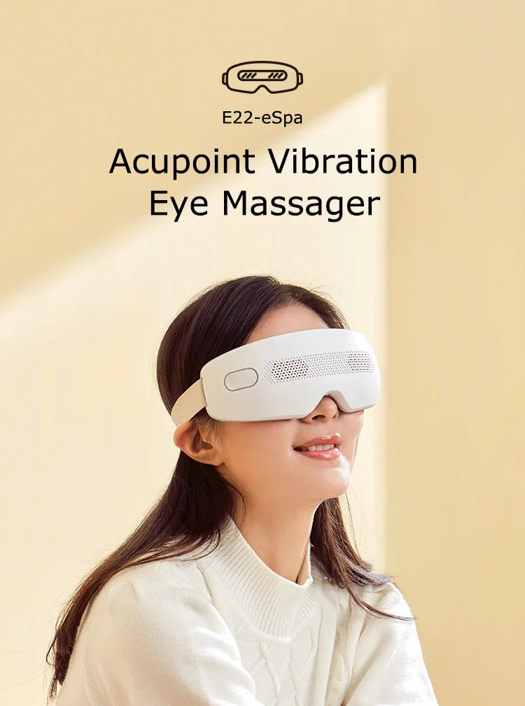 MARESE E22 Electric Eye Massager Acupuncture Point Vibration Massage Eye Care With Bluetooth Music Relieves Fatigue Dark Circles