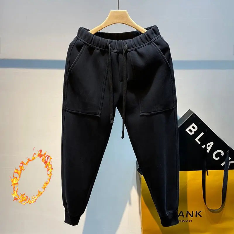 New Loose Harem Pants Men Spring Autumn Full-Length Casual Trousers Retro High-End Cuff Jogger Track Street Sport Men's Pants
