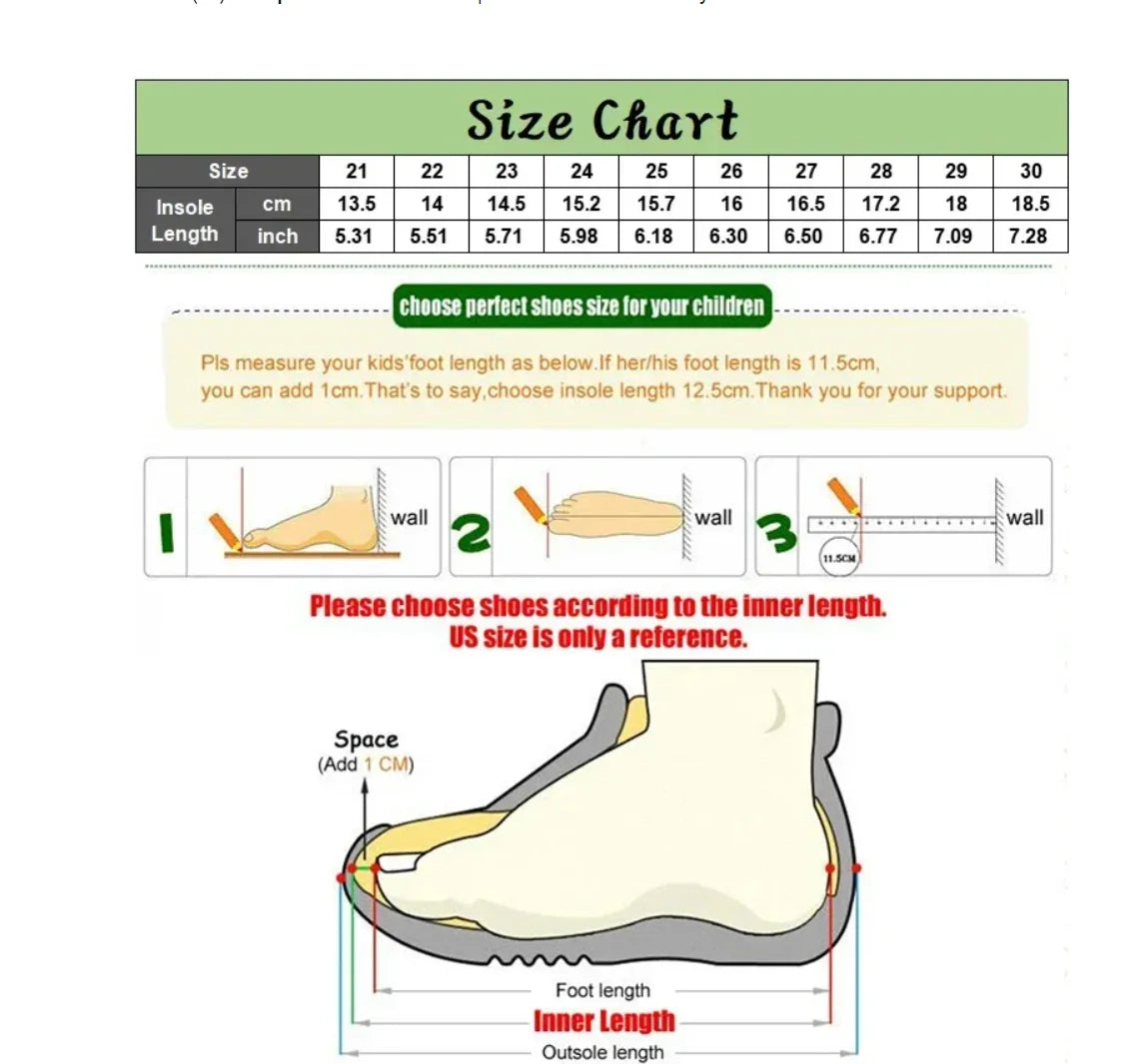 Children's Sneakers Baby Boys Sport Shoes Toddler Baby Kids Soft Sole First Walkers Girls Hook Casual Shoes Outdoor Shoes