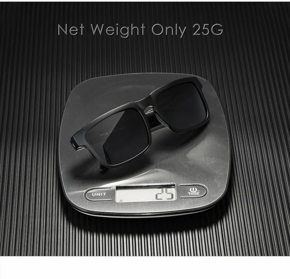 KDEAM Brand Hot Selling Square Polarized Men Sunglasses Brief And Fashion Design Leisure Women Shades Fishing Driving Glasses